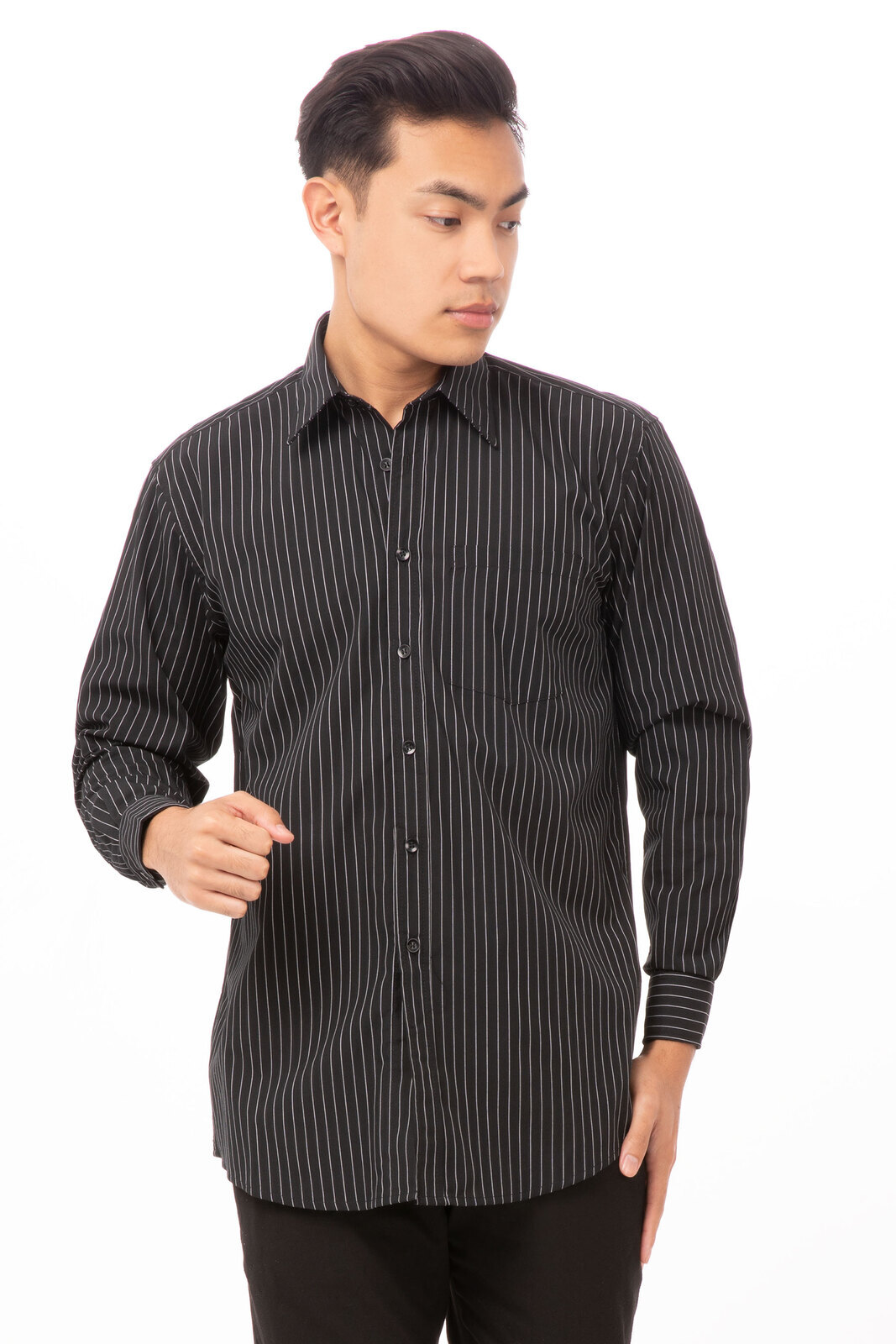 Black and white striped shirt outlet philippines